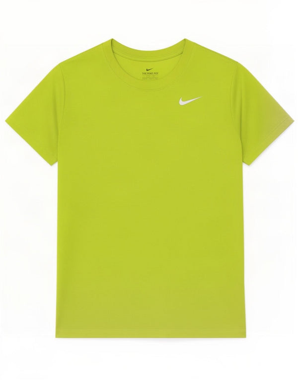 Женская футболка Nike Dri Fit Top UK 16, большой зеленый полиэстер