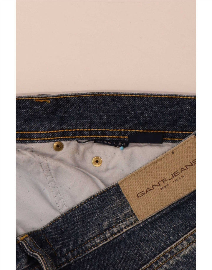 Мужские прямые джинсы Gant W36 L34 синие