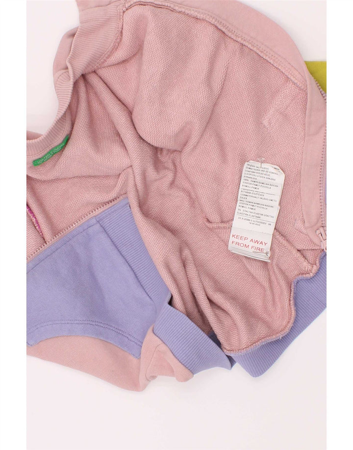 Спортивный костюм Benetton для девочек, верхняя куртка, 2–3 года, разноцветные цветные блоки