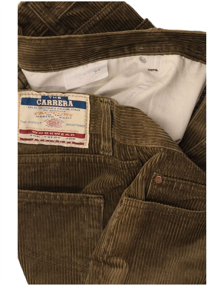 CARRERA Мужские прямые вельветовые брюки W44 L30 зеленые