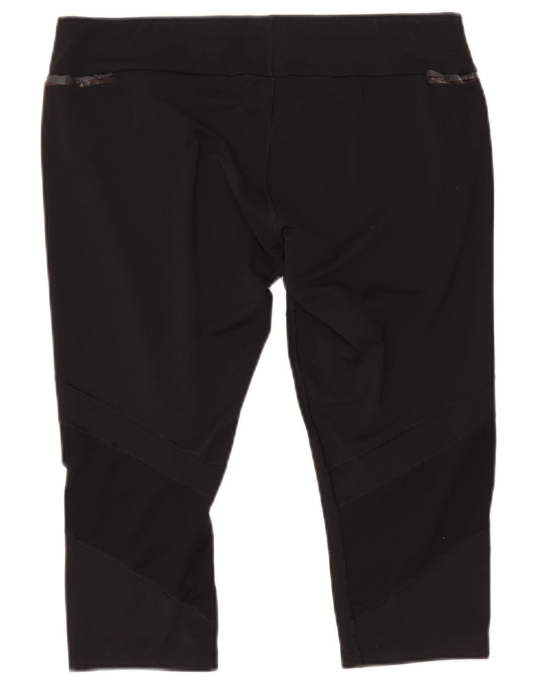 Женские леггинсы-капри Asics UK 18 XL, черный полиэстер