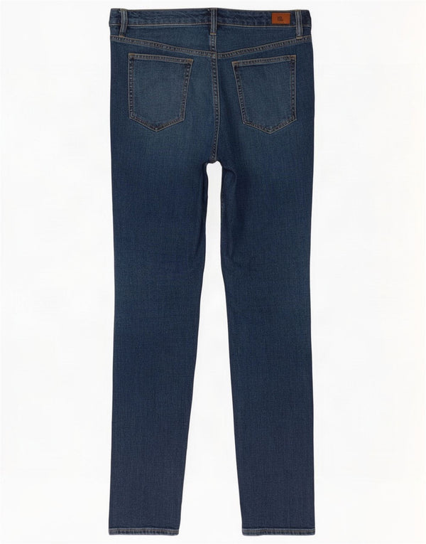 Женские узкие джинсы с высокой талией Ralph Lauren, США 14, XL, W34, L29, синие, хлопок