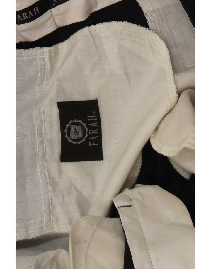 Мужские прямые повседневные брюки Farah W38 L31 темно-синие