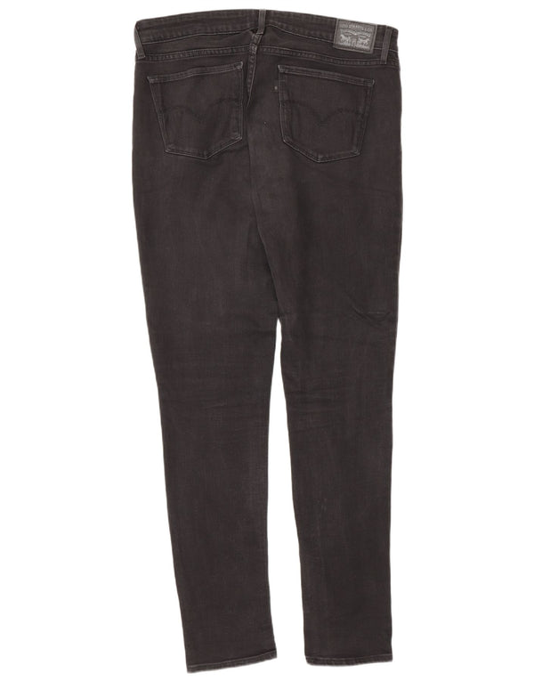 Женские джинсы скинни Levi's 711 W30 L32, черный хлопок