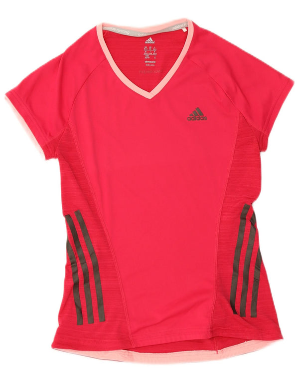 Женская футболка Adidas Climacool Top UK 4/6 XS Розовый полиэстер