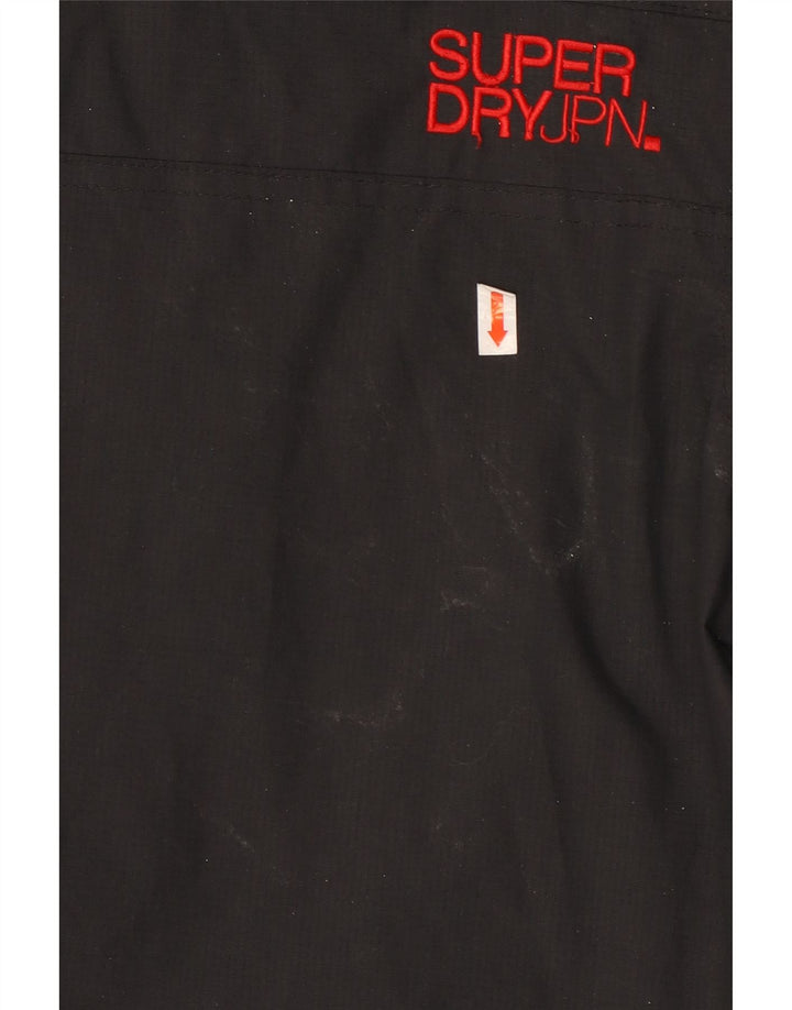 Женская ветровка SUPERDRY UK 18 XL, черный нейлон