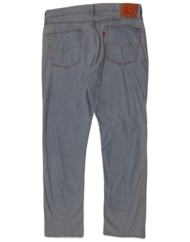 Мужские прямые джинсы Levi's 514 W36 L32 синие, хлопок