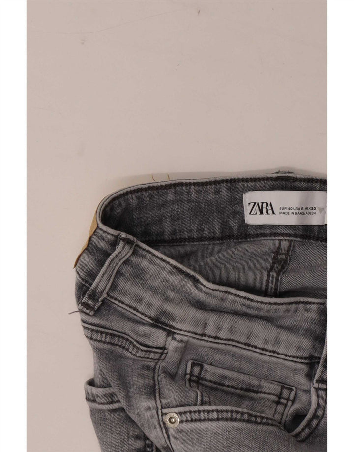 Женские джинсы скинни Zara EU 40 Medium W30 L28 Серые