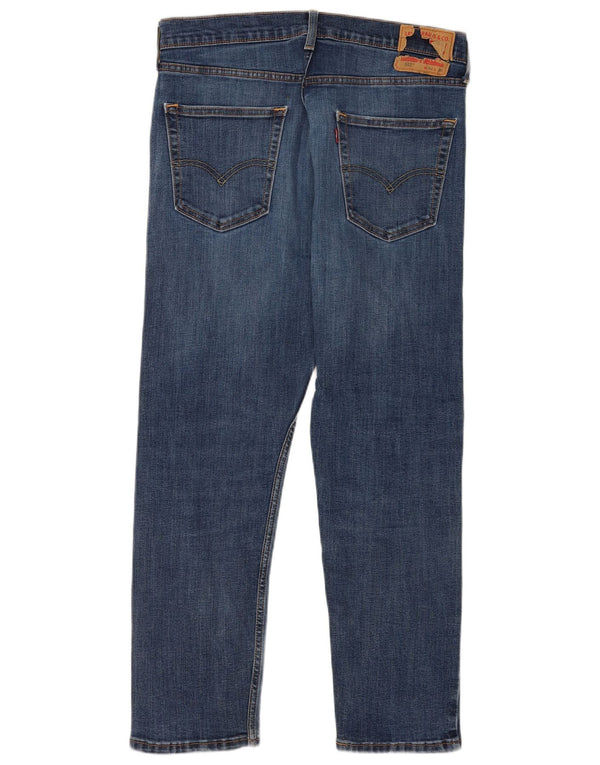 Мужские зауженные джинсы Levi's 502 W34 L30 синие, хлопок
