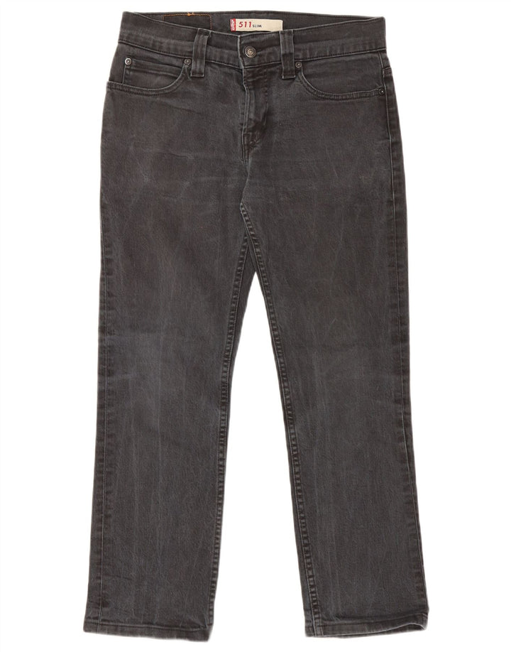 Мужские джинсы Levi's Slim 511 W31 L26, черный хлопок