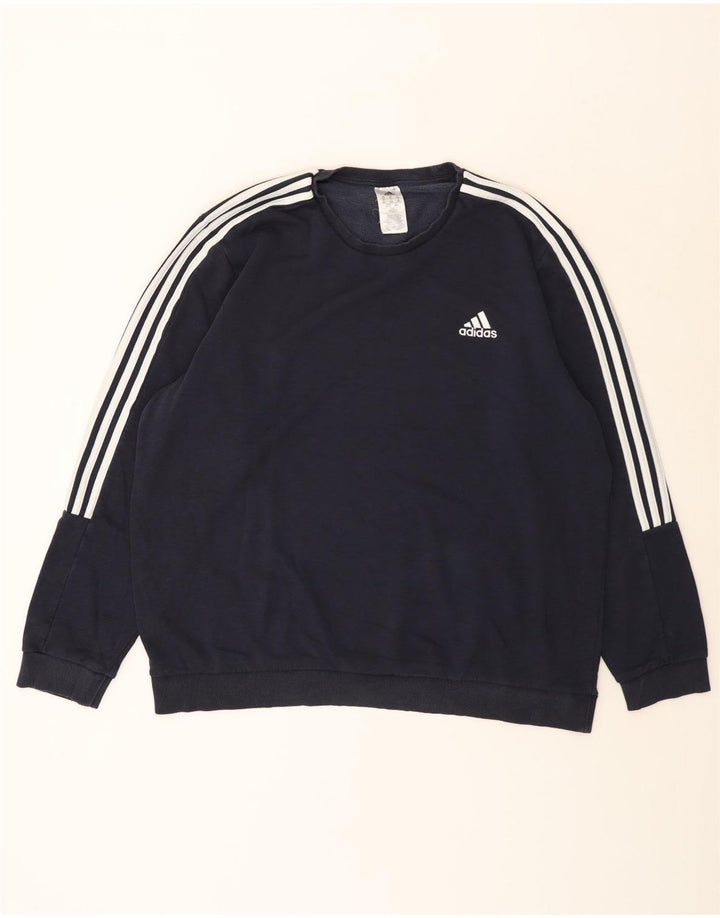 Мужской свитер Adidas Jumper 2XL Темно-синий хлопок
