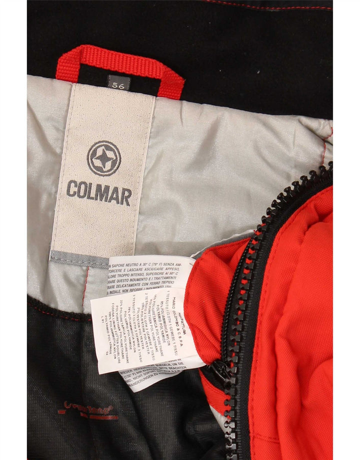 Colmar Мужская лыжная куртка с капюшоном IT 56 XL Красная с цветными блоками Полиамид