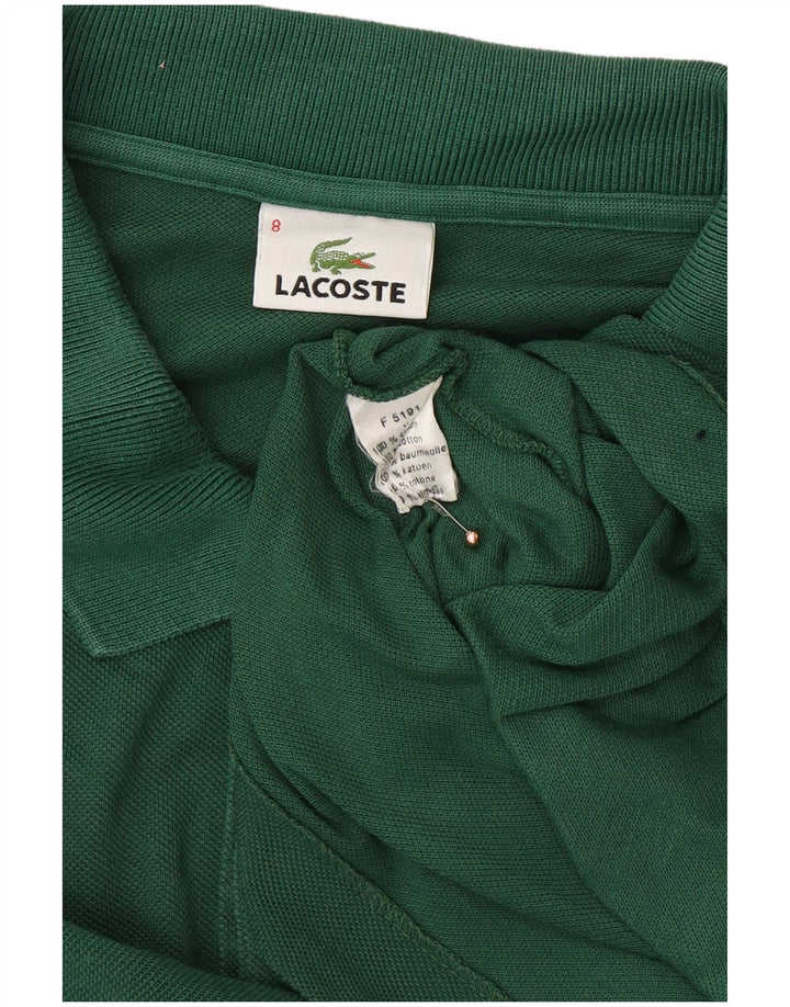 Мужская рубашка-поло LACOSTE, размер 8, 3XL, зеленый хлопок
