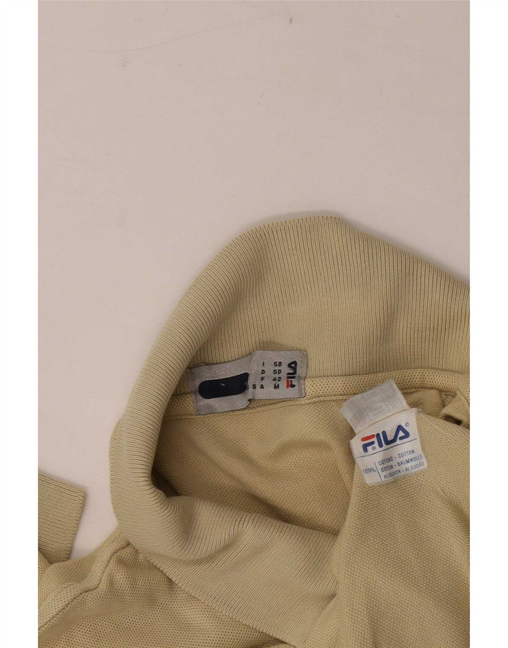 Рубашка Поло Мужская Fila IT 50 Средний Бежевый Хлопок