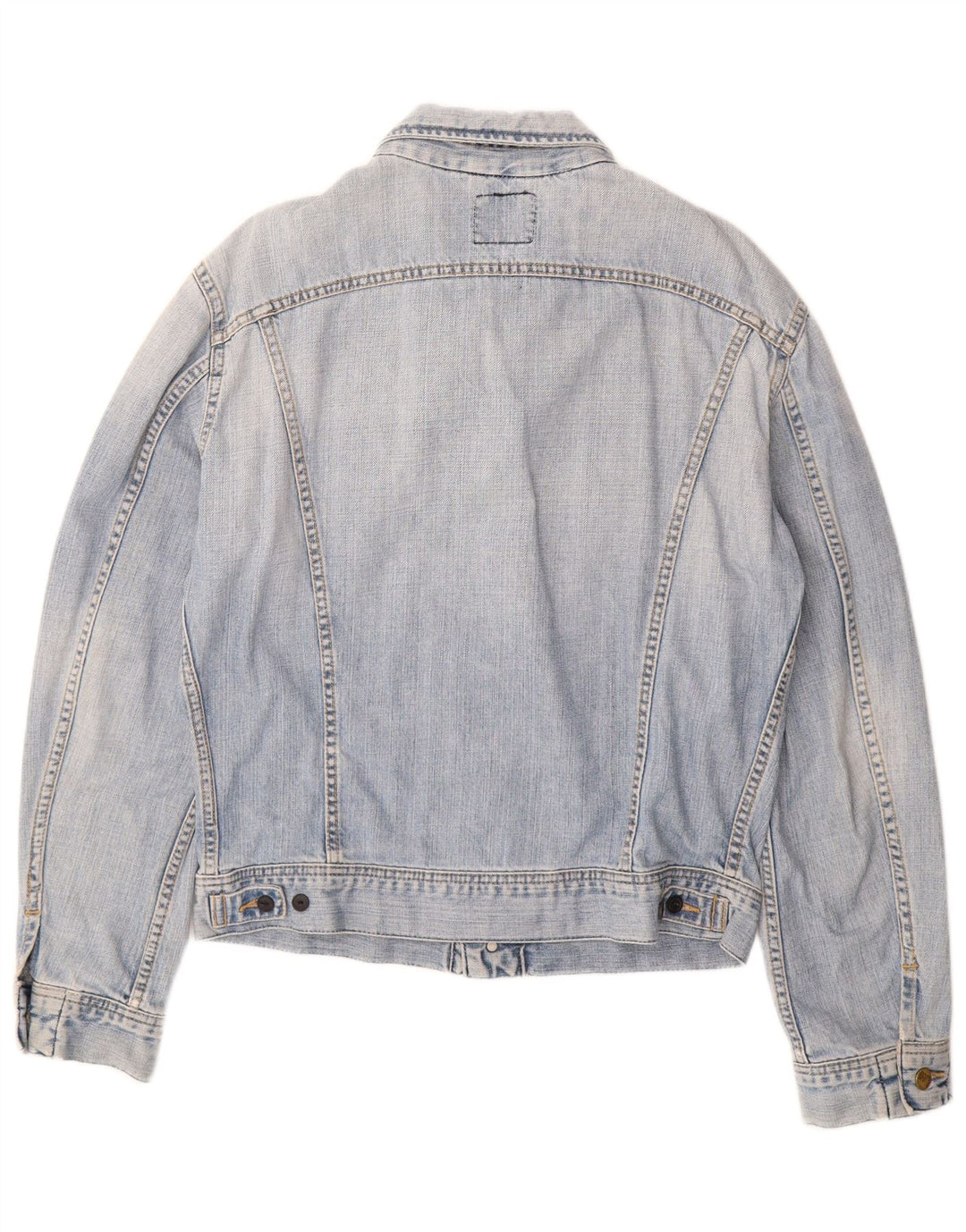 Женская джинсовая куртка LEE UK 16, большой синий хлопок