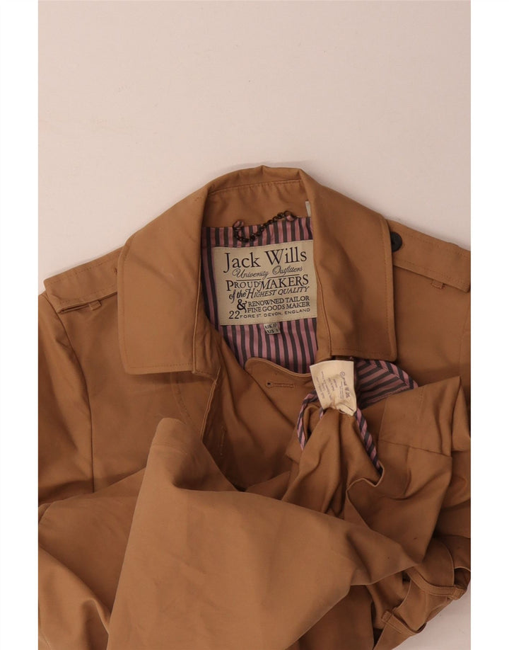 Женский тренч JACK WILLS UK 10, маленький, бежевый, хлопок