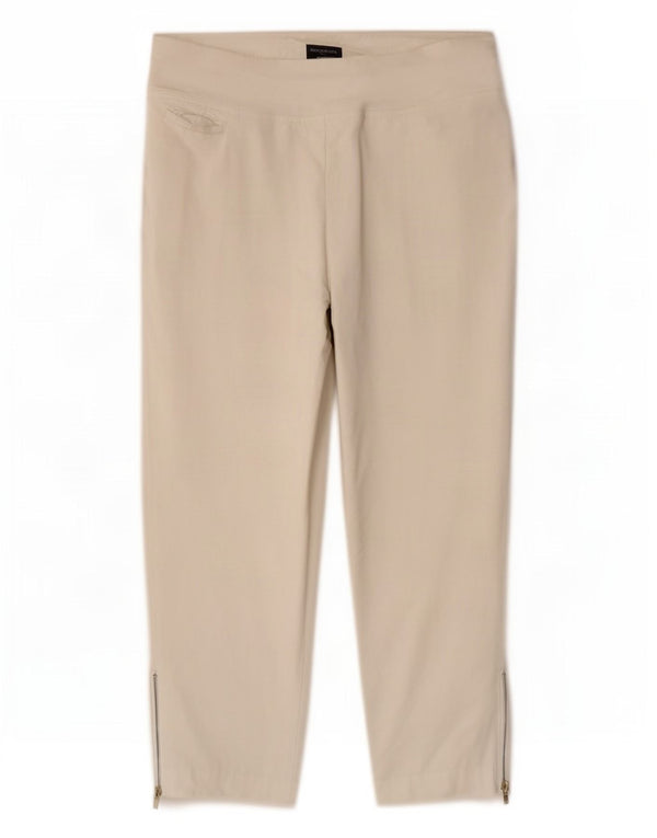 Marks & Spencer Womens Autograph Cropped Trousers UK 14 Large W38 L25 White