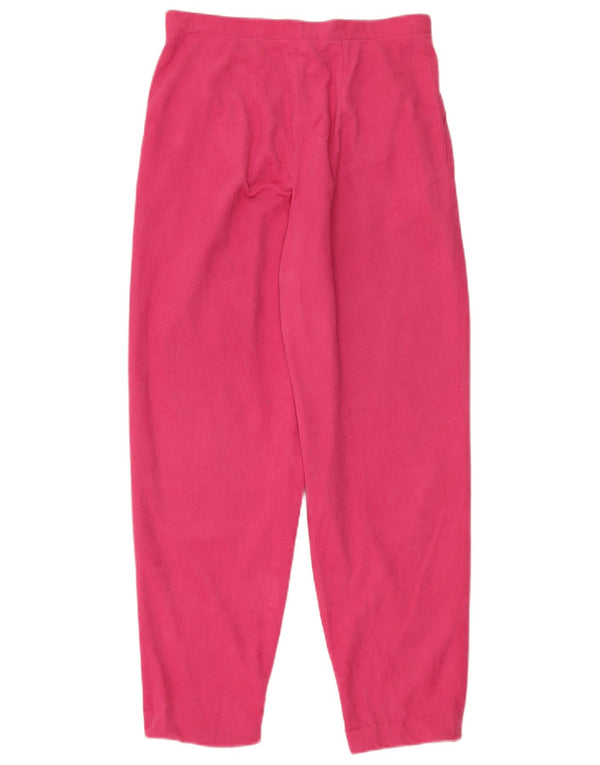 Винтажные женские брюки свободного покроя с крючками W28 L28, розовые