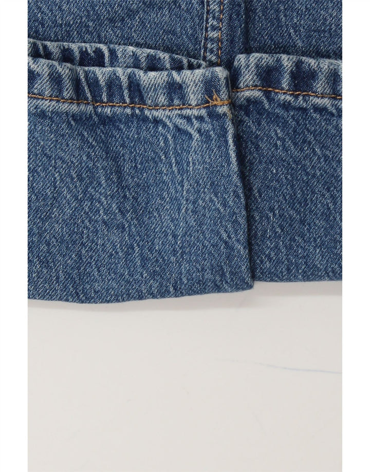 Женские зауженные джинсы с высокой талией ZARA EU 38, маленькие W28 L28, синие