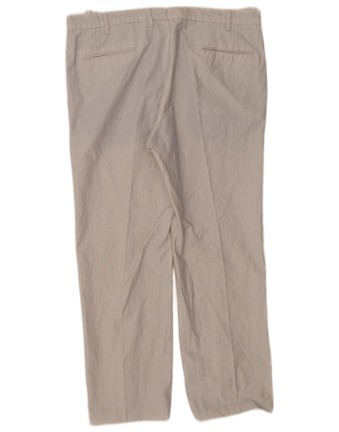 Мужские прямые костюмные брюки MASSIMO DUTTI EU 46 XL W36 L27 в белую полоску