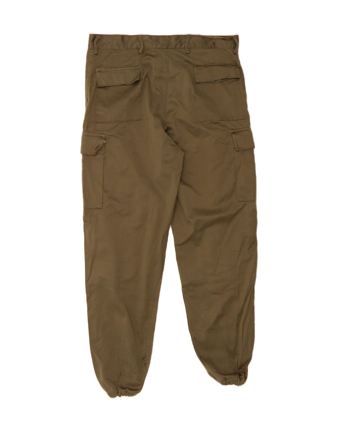 VINTAGE Mens Joggers Cargo Trousers W36 L32 Khaki Vintage Vintage and Second-Hand Vintage from Messina Hembry 