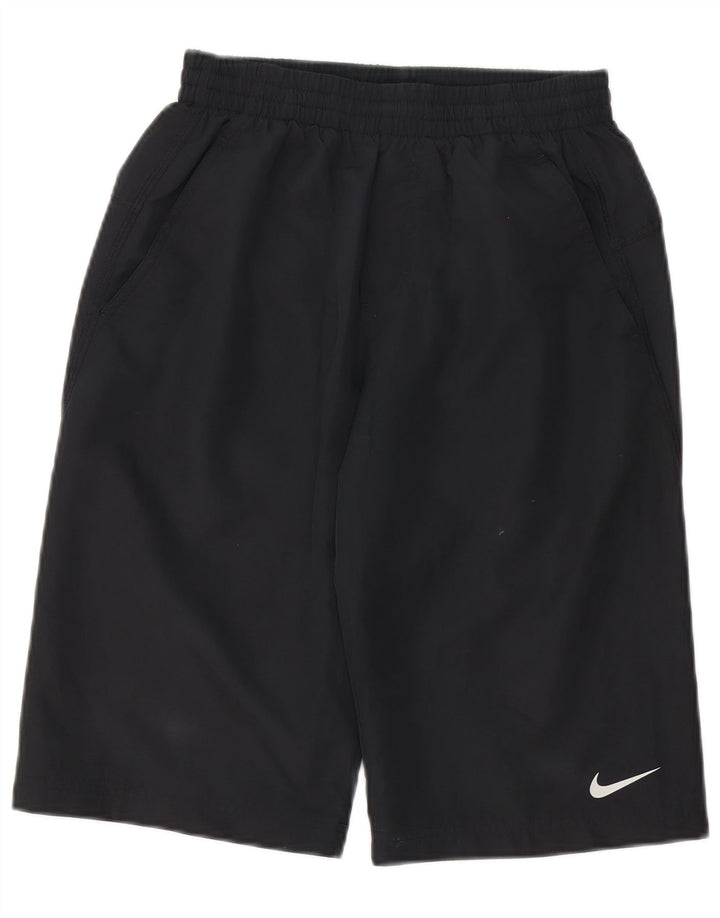 Спортивные шорты Nike для мальчиков с графикой, 12–13 лет, большие, черные