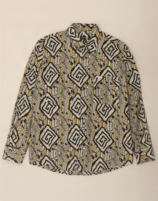 Мужская рубашка Woodin, большая разноцветная с геометрическим рисунком