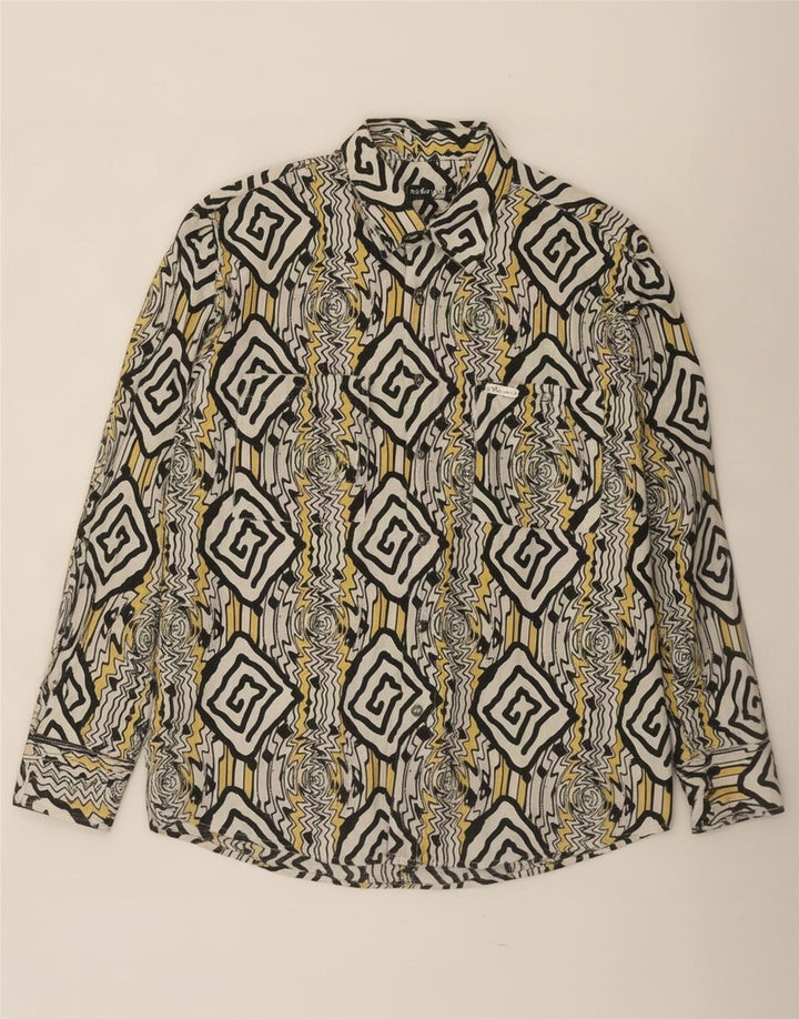 Мужская рубашка Woodin, большая разноцветная с геометрическим рисунком