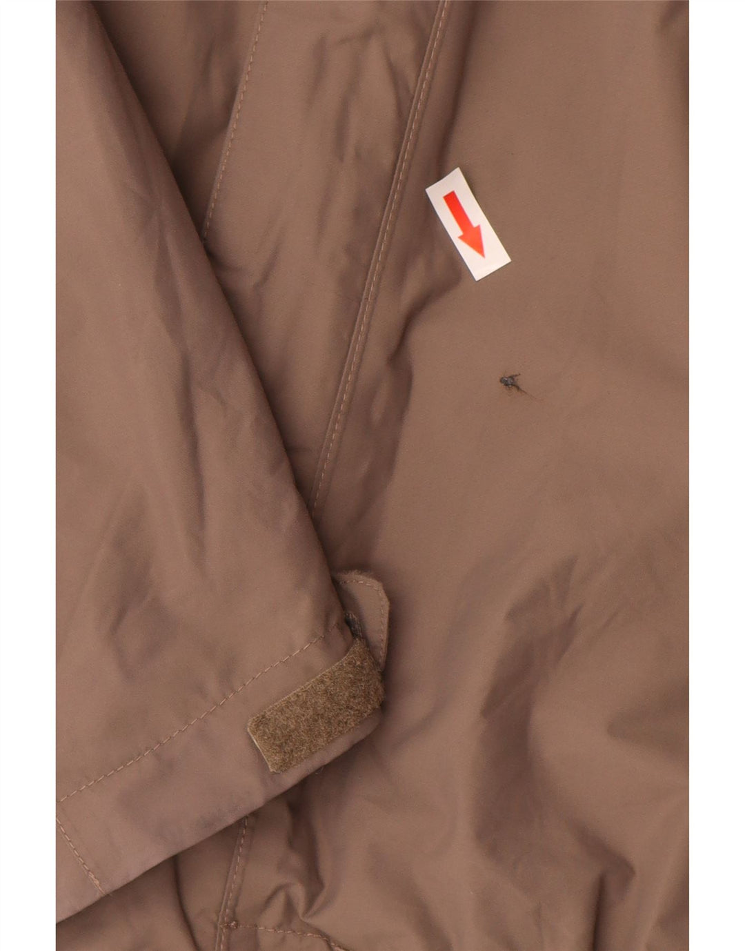 Мужская дождевик с капюшоном The North Face UK 38, средний бежевый нейлон