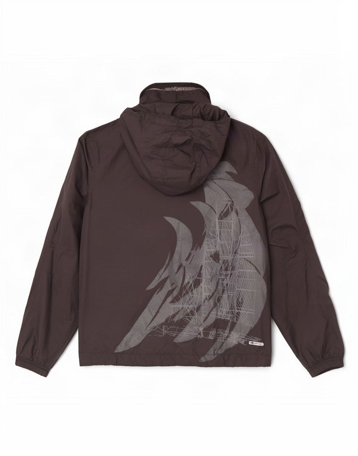 Мужская дождевик с капюшоном Puma UK 38, средний черный нейлон