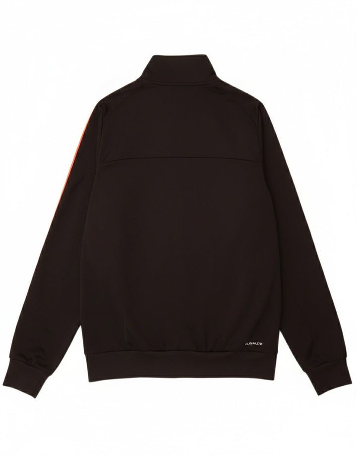 Мужская спортивная куртка Adidas UK 36/38, маленький черный полиэстер