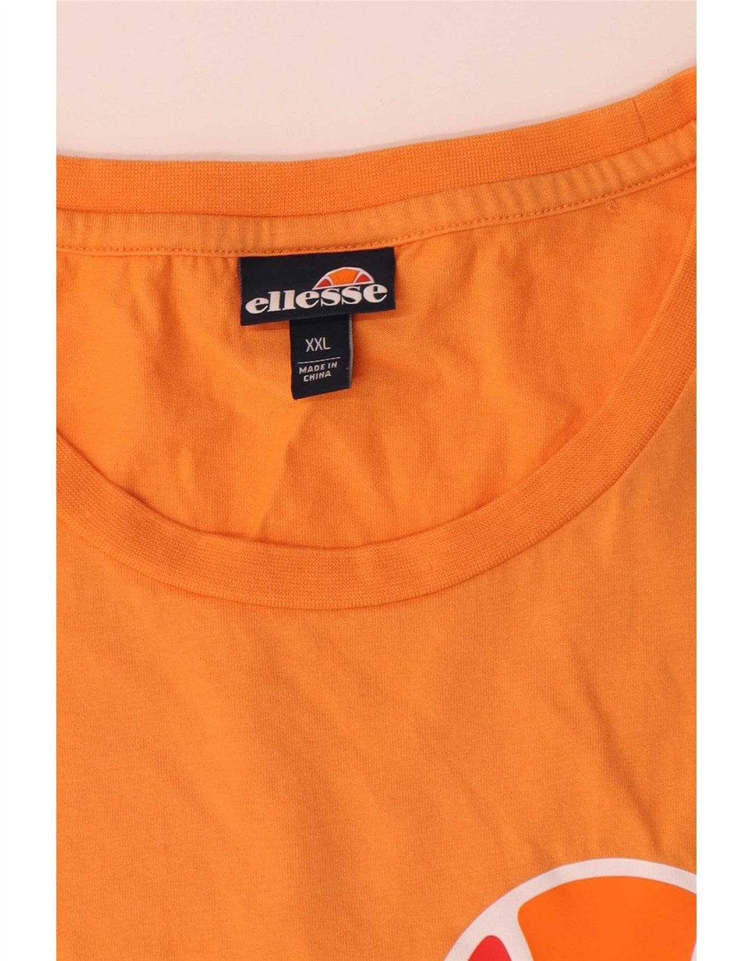 Мужская футболка Ellesse с рисунком 2XL оранжевого цвета, хлопок