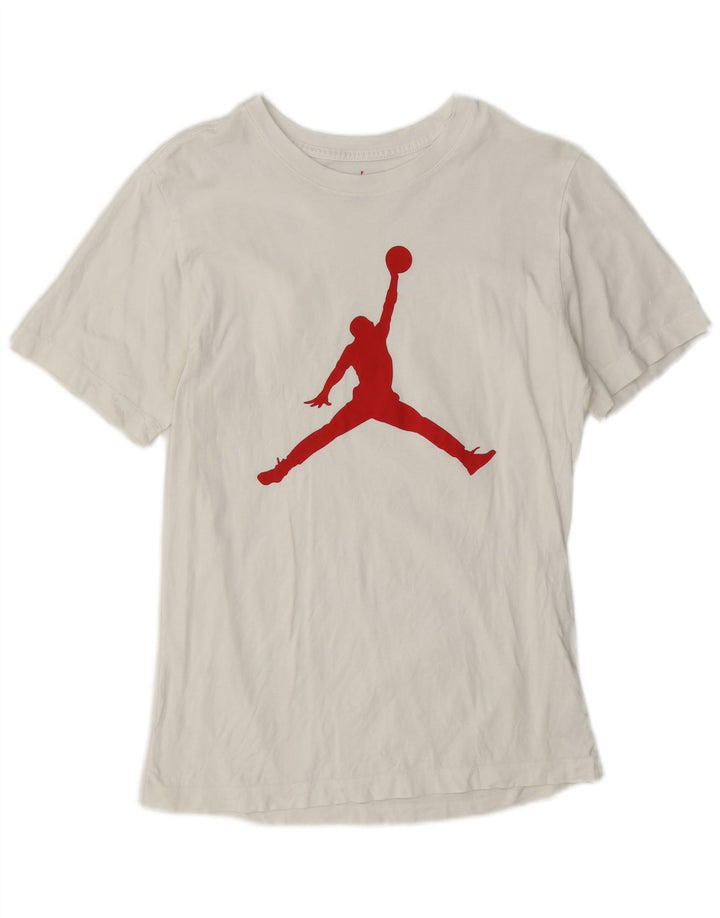 Мужская футболка Jordan с графическим рисунком, маленький белый хлопок
