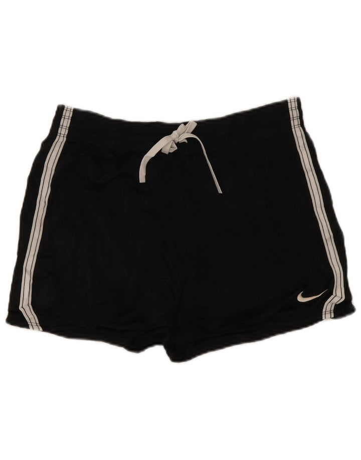 Мужские спортивные шорты Nike Dri Fit, средний черный полиэстер