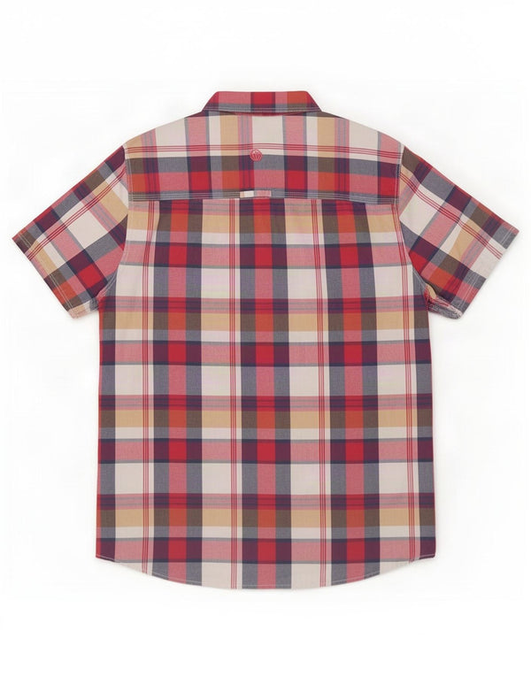 Fat Face Mens Short Sleeve Classic Fit Shirt Medium Multicoloured Check