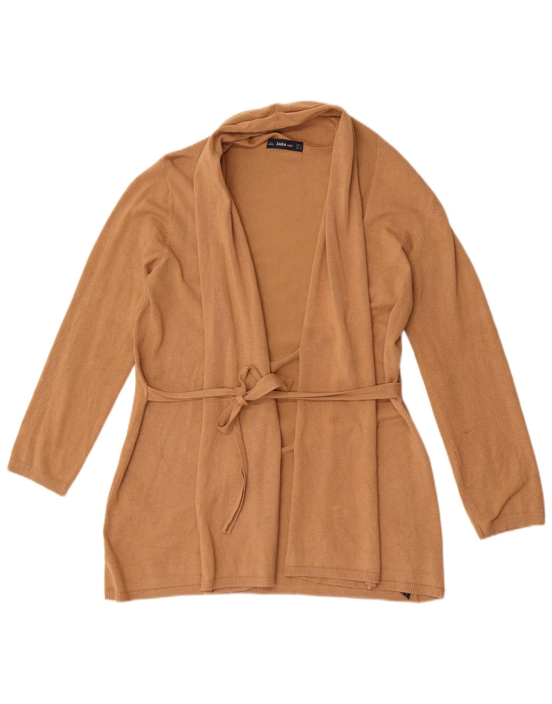 Женский кардиган Zara UK 12, средний бежевый вискоза