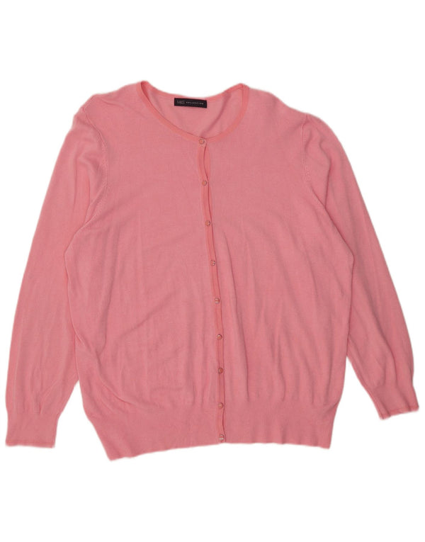Женский кардиган Marks & Spencer UK 24 4XL Розовый Вискоза