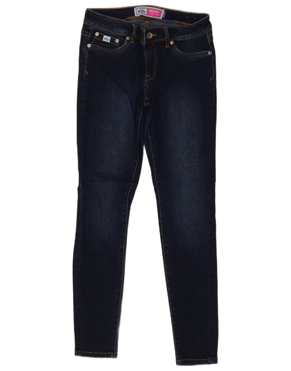 Женские джинсы-джеггинсы Superdry Alexia W27 L30, темно-синий, хлопок