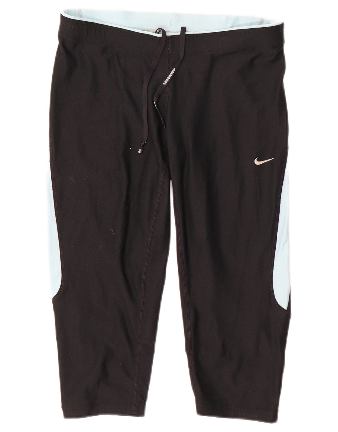 Женские леггинсы-капри Nike UK 10, маленькие черные цветные блоки