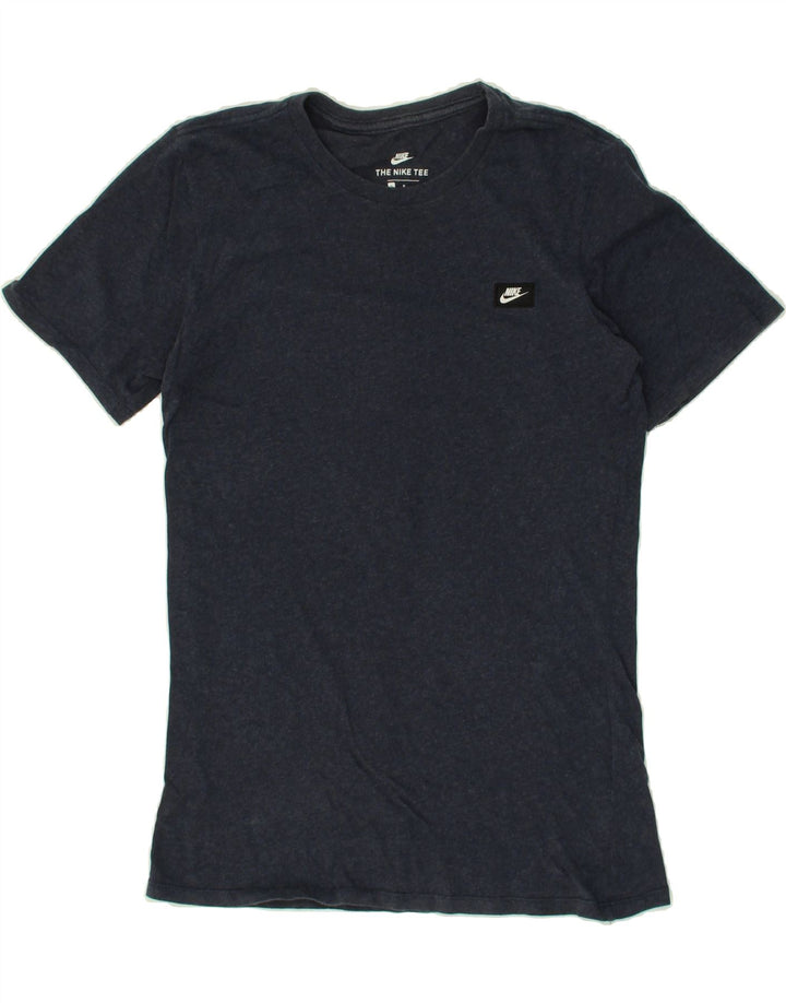 NIKE Mens T-Shirt Top Small Navy Blue Cotton Vintage Nike and Second-Hand Nike from Messina Hembry 