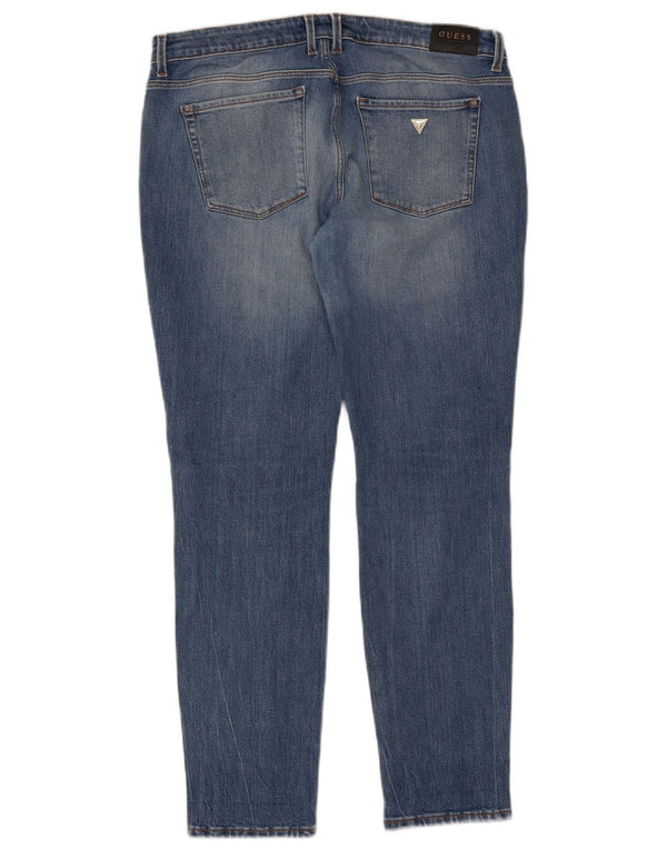 Женские джинсы скинни Annette с высокой посадкой GUESS W33 L29, синий хлопок