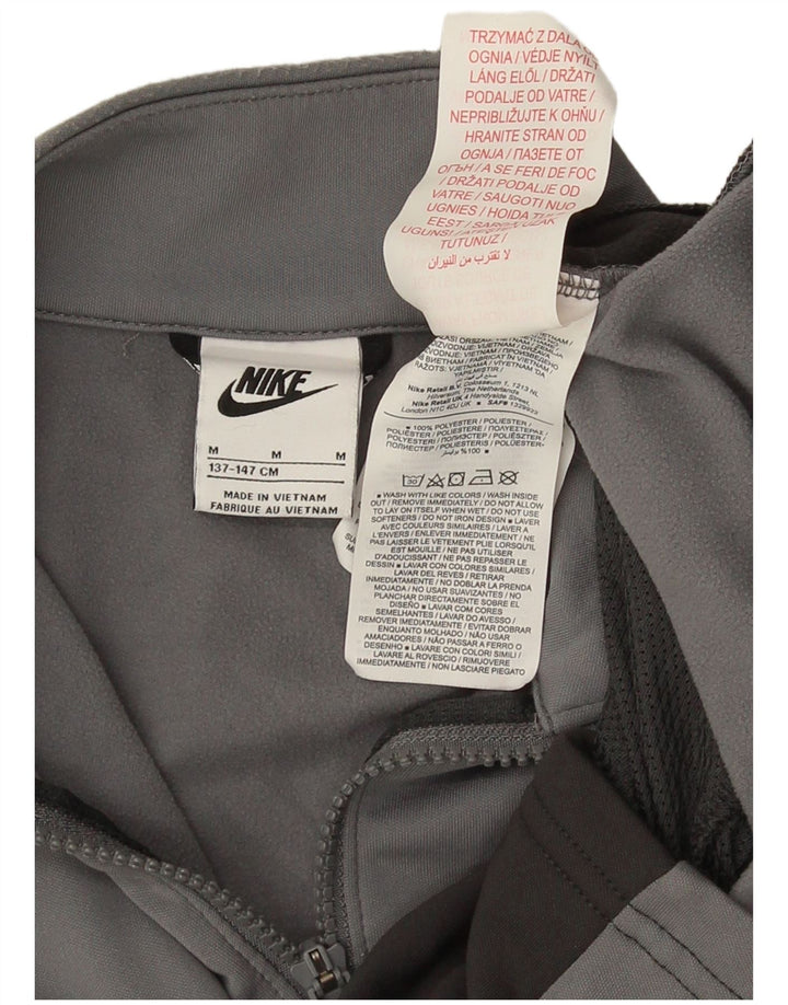 Спортивный костюм с графическим рисунком для мальчиков Nike, 10–11 лет, средний серый цвет с цветными блоками