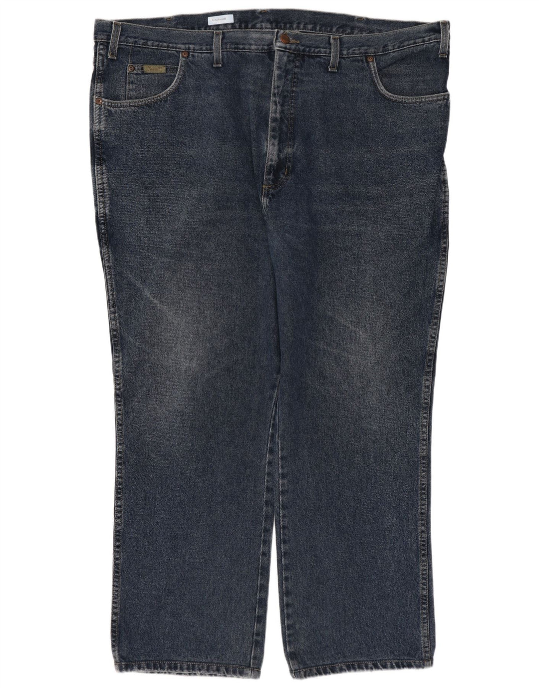 Мужские прямые джинсы Wrangler Texas W44 L28, темно-синий хлопок