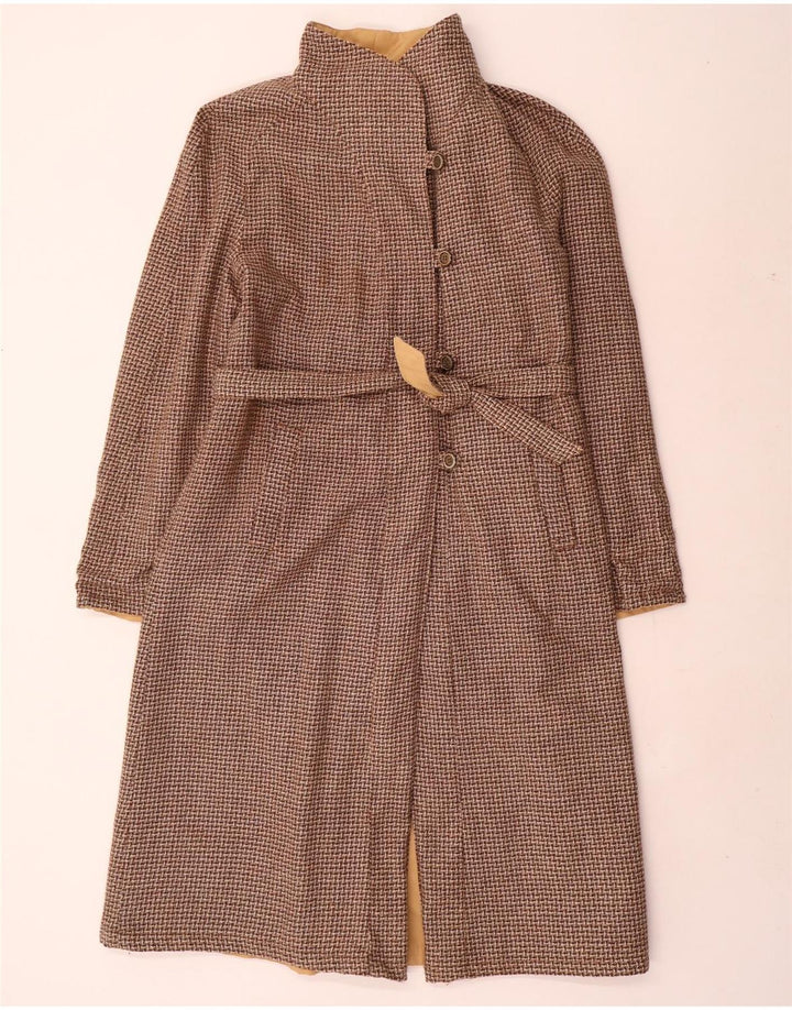 Винтажное женское двустороннее пальто IT 42 Medium Beige