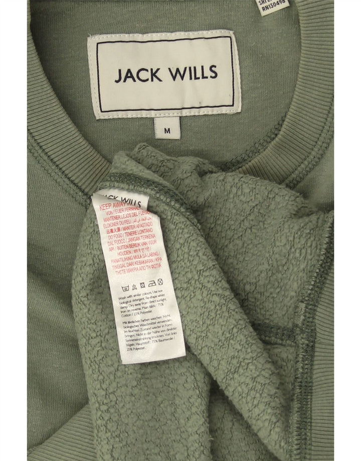 Мужской свитшот JACK WILLS, джемпер среднего цвета, хаки, хлопок