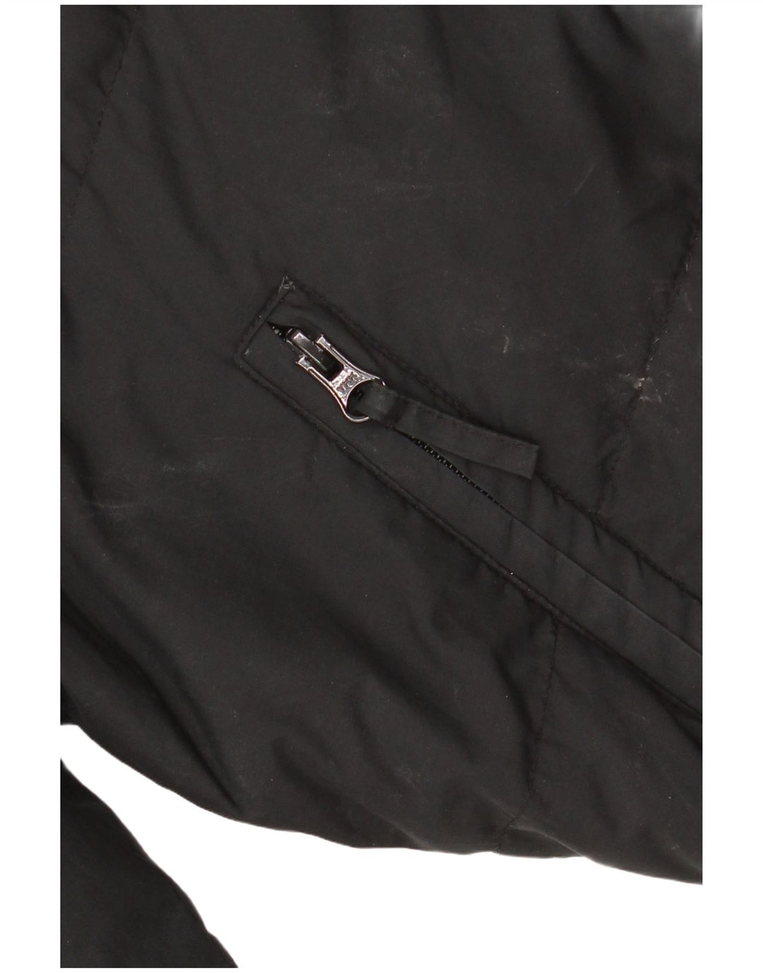 Женская утепленная куртка оверсайз с капюшоном ADIDAS UK 10, маленький черный полиэстер