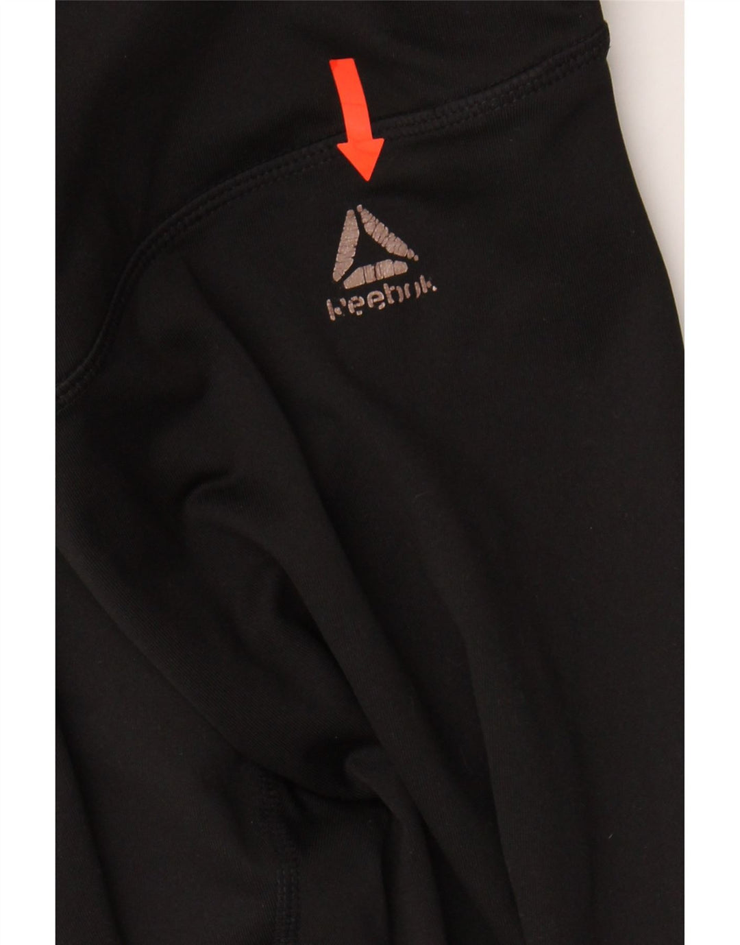 REEBOK Womens Leggings UK 10 Small  Black Vintage Reebok and Second-Hand Reebok from Messina Hembry 