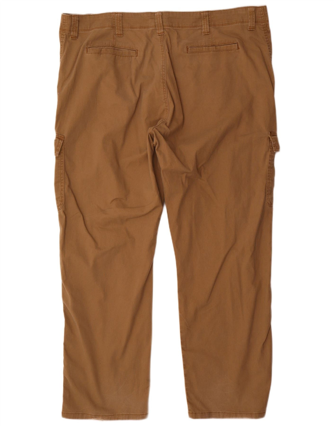 Мужские прямые брюки-карго Wrangler W44 L32, коричневые, хлопковые