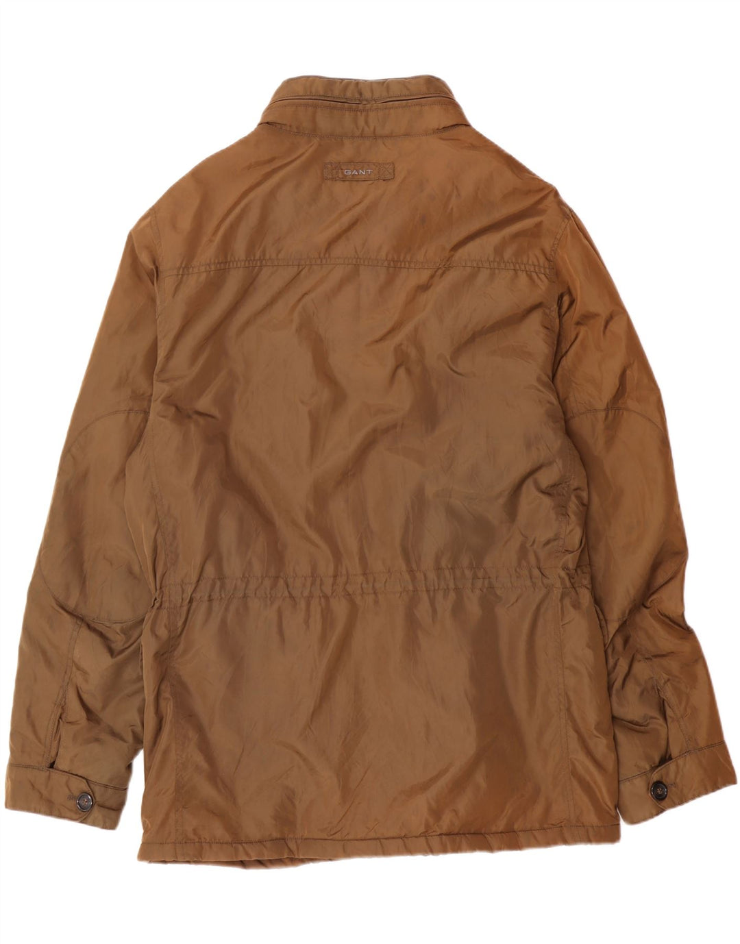 Мужская куртка GANT с капюшоном UK 42 XL, коричневый нейлон, классическая