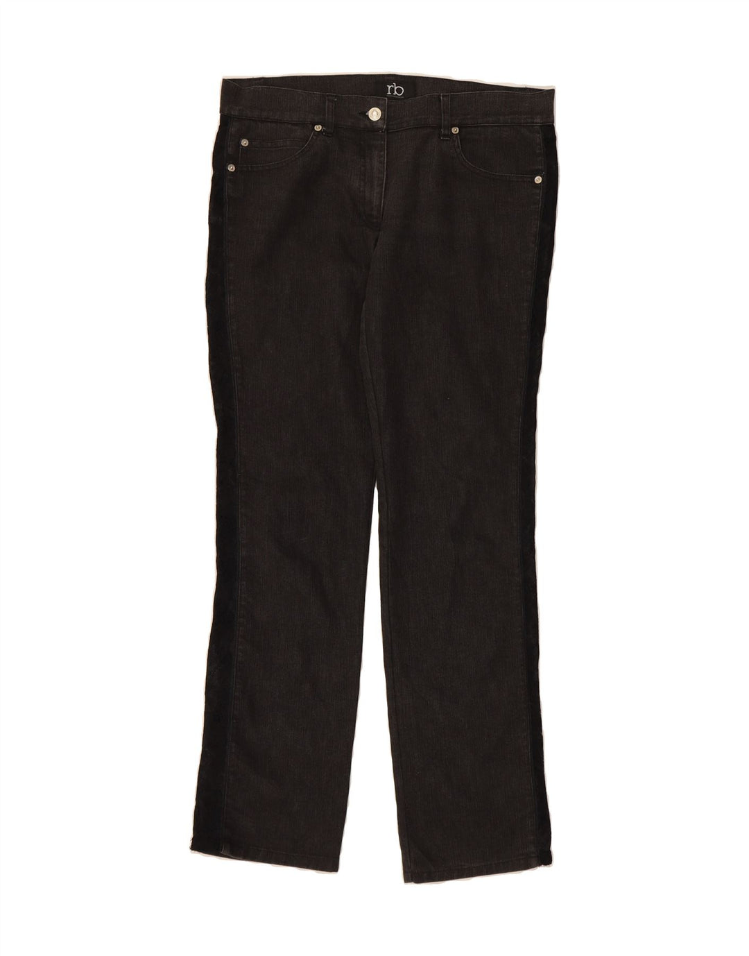 ROCCOBAROCCO Womens Straight Straight Jeans W30 L31  Black Cotton Vintage Roccobarocco and Second-Hand Roccobarocco from Messina Hembry 